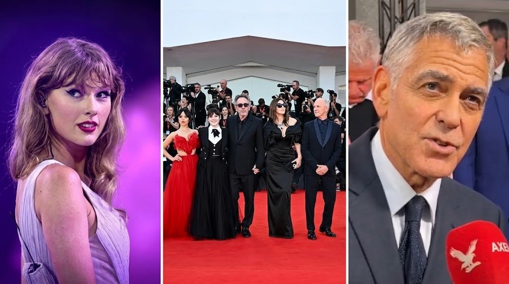 Collage of celebrity red carpet and press moments from September 2026