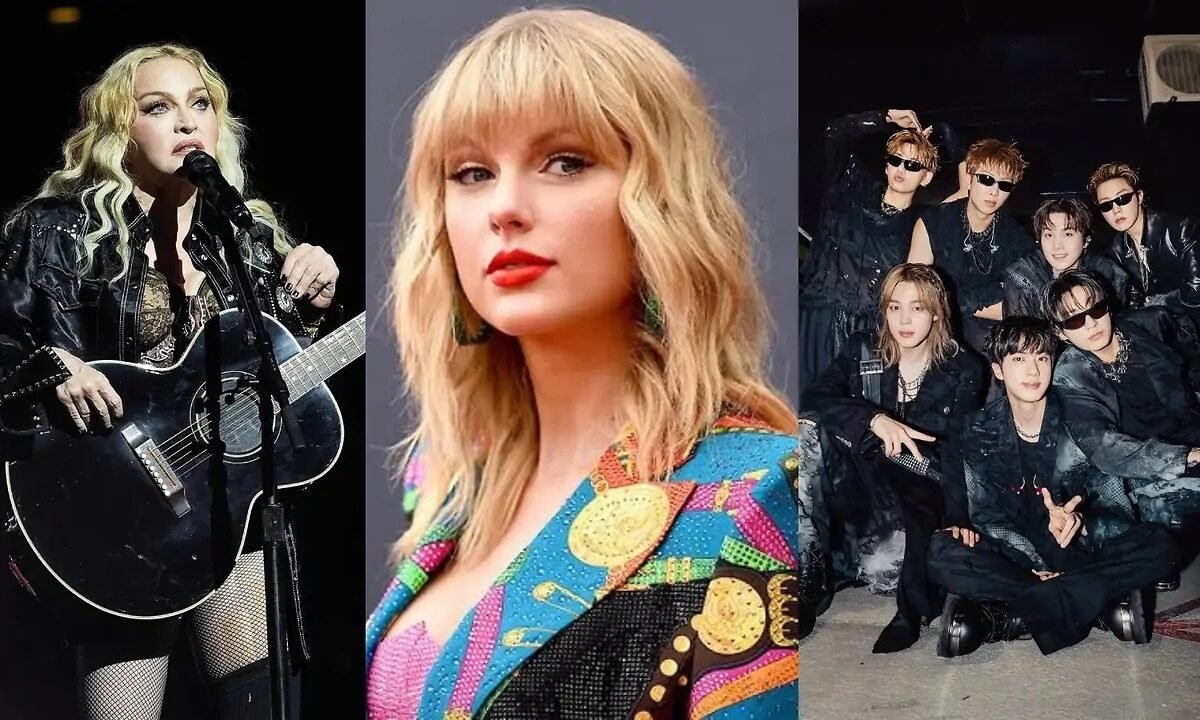 2026 MTV Video Music Awards nomination graphic featuring Madonna as the leading nominee