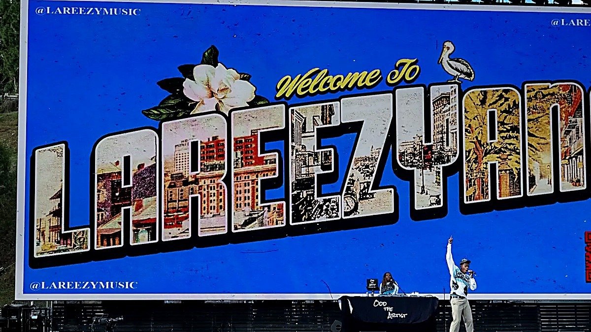 La Reezy performing live after being named Billboard's Hip-Hop Up-And-Comer of the Month