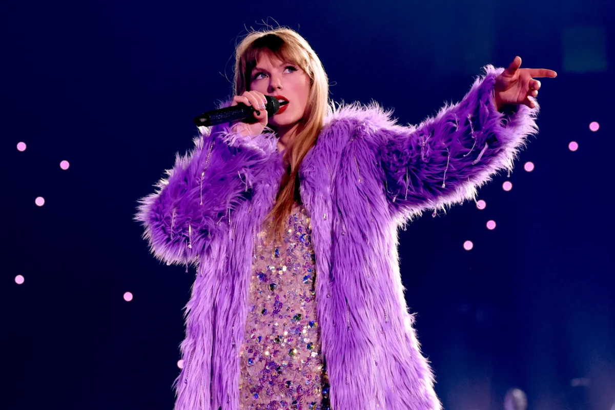 Billboard Hot 100 chart graphic highlighting Taylor Swift's multiple 2026 number-one singles